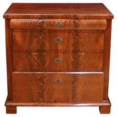 Antique Empire/ Biedermeier Chest of Drawers in West Indies Mahogany, c. 1825