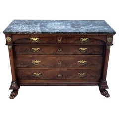 Antique Empire Chest of Drawers, Western Europe, circa 1880