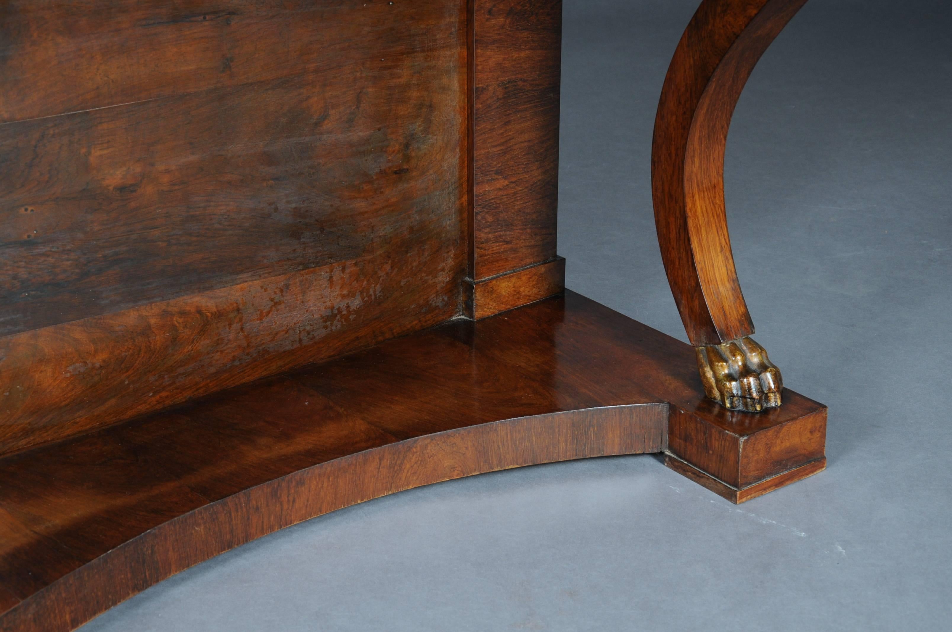 Mahogany Antique Empire Console /Sideboard, around 1810 For Sale