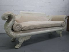 Antique Empire Custom Painted Sofa