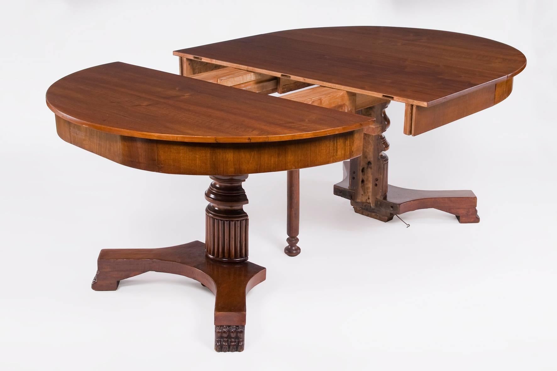 Early 20th Century Antique Empire Extension Table from circa 1900