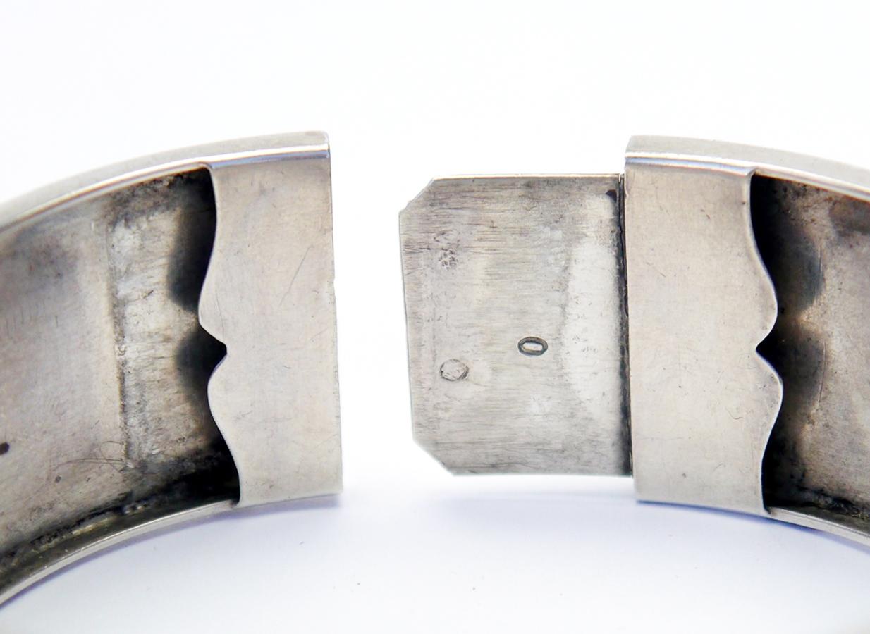 Bracelet Empire Antiques Français en Argent Sterling 14K Or Rose /28gr en vente 6