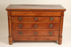 Antique Empire Fruit Wood Chest of Drawers