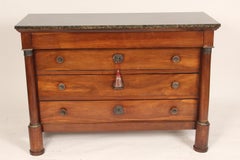 Antique Empire Fruit Wood Chest of Drawers