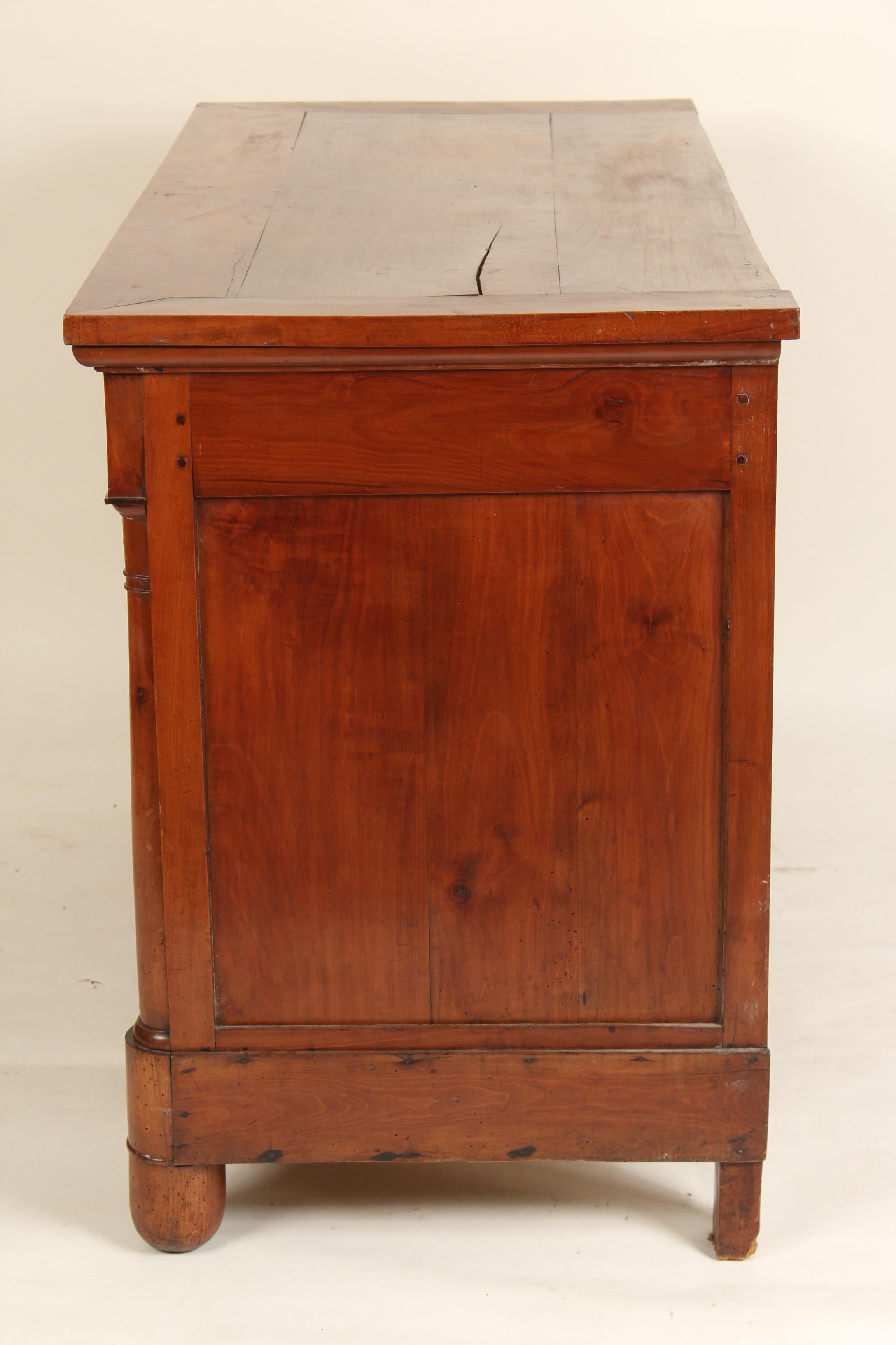 Antique Empire Fruit Wood Chest of Drawers In Good Condition In Laguna Beach, CA