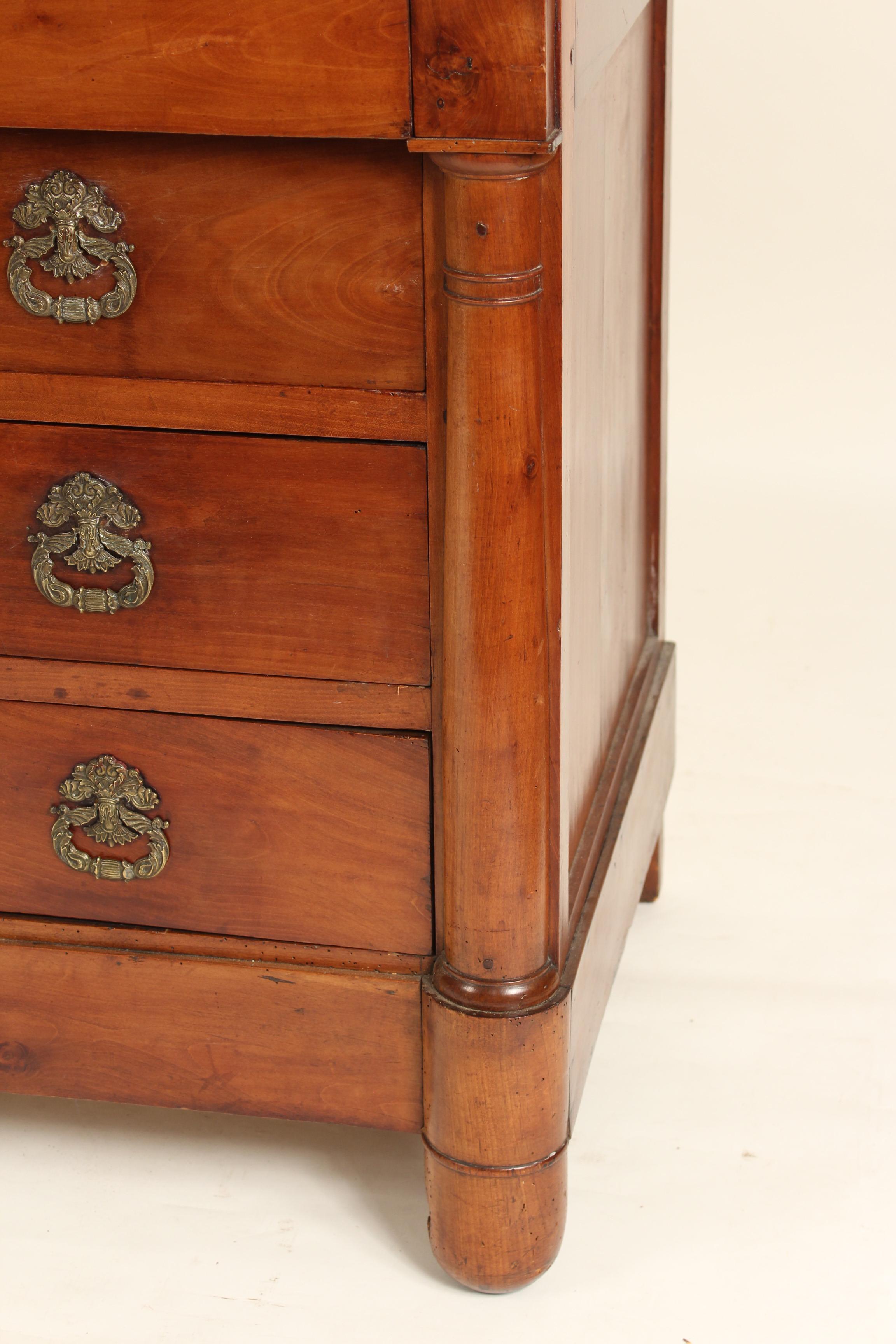 Antique Empire Fruit Wood Chest of Drawers 2