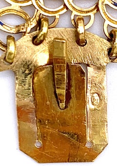 Antique Empire Gold Bracelet Carnelian Oriental Pearls Enamel