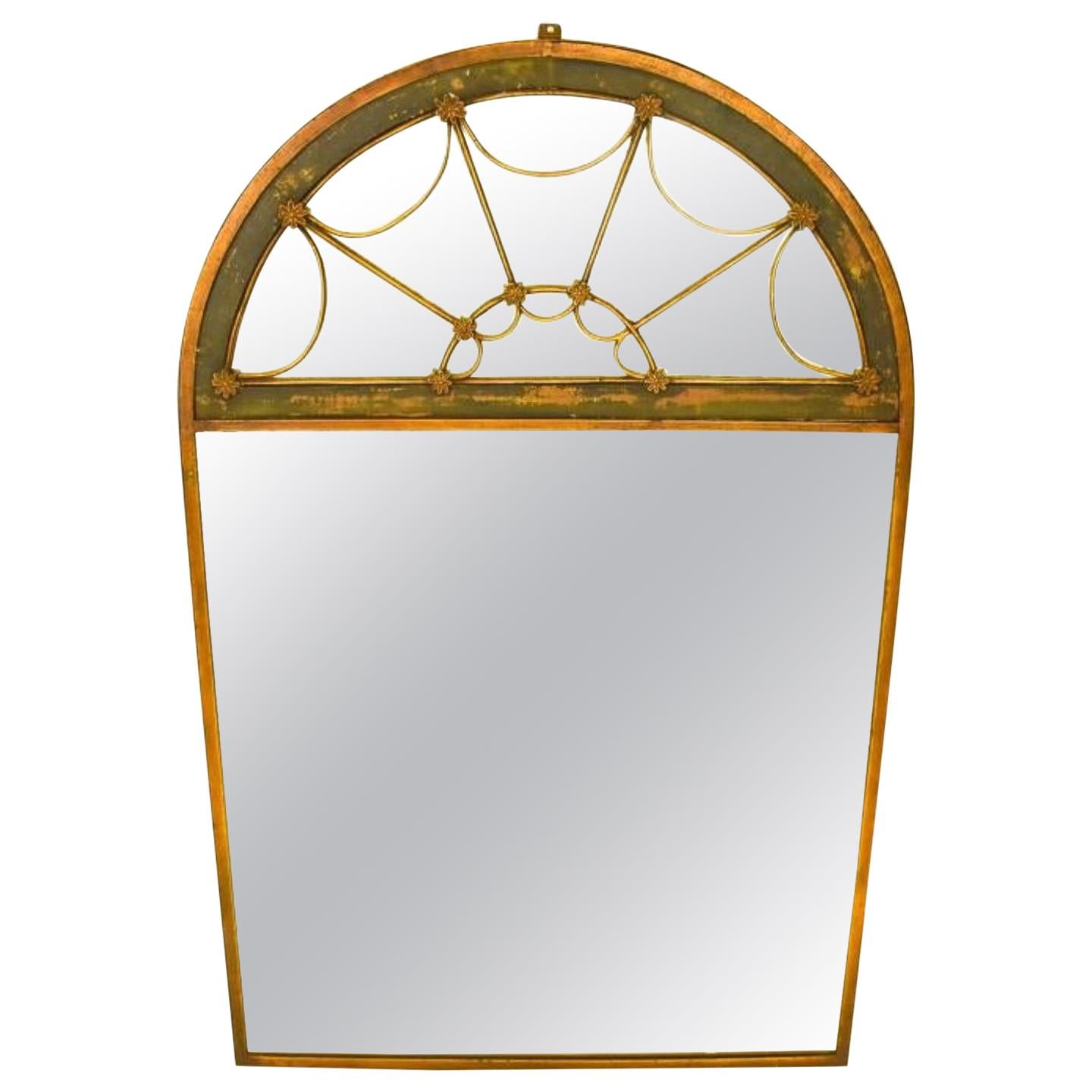 Antique Empire Iron Frame Pier Mirror