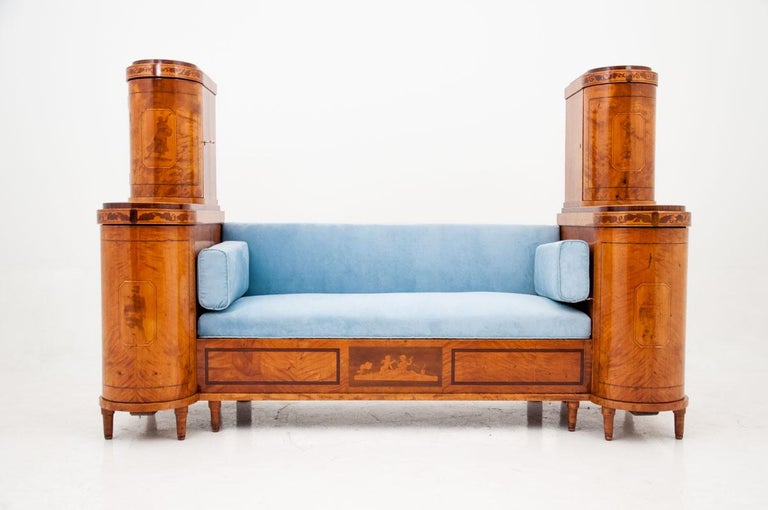 Antique Empire Living Room Set with Table, circa 1850 For ...