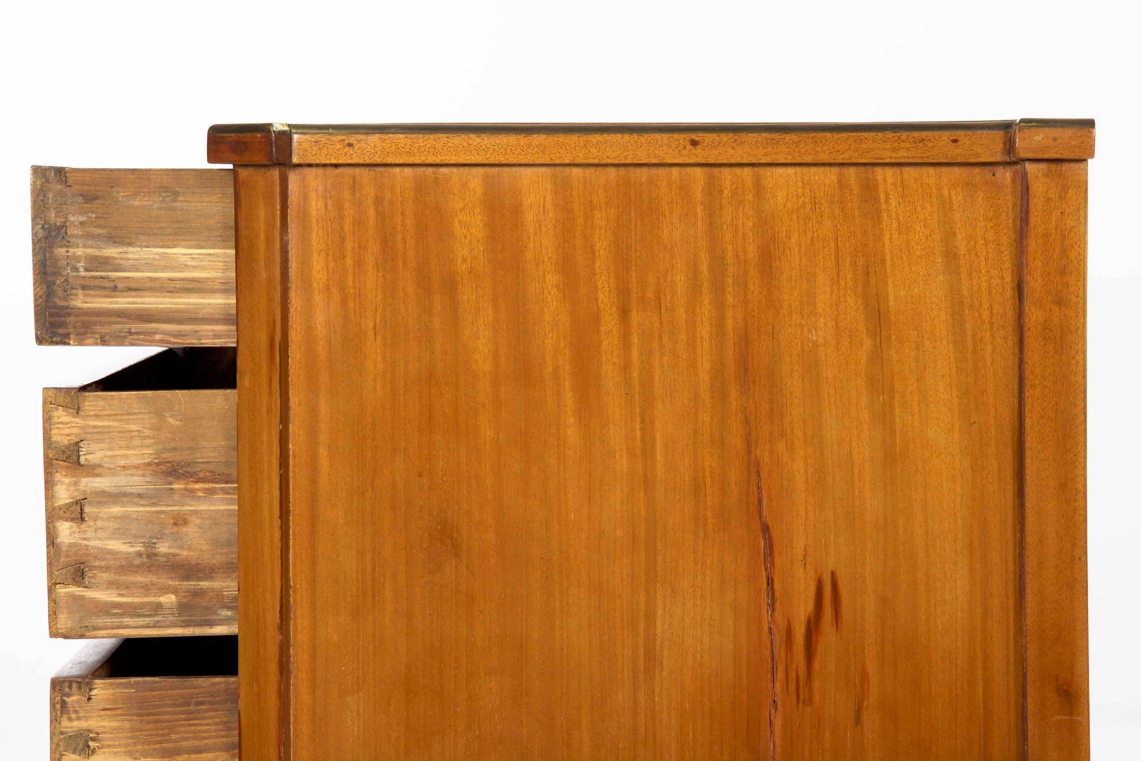 Antique Empire Mahogany Commode Chest of Drawers, 19th Century 11