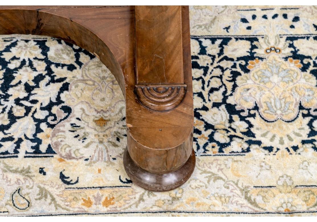 Antique Empire Marble Top Mahogany Pier Table, 19th C. For Restoration For Sale 10