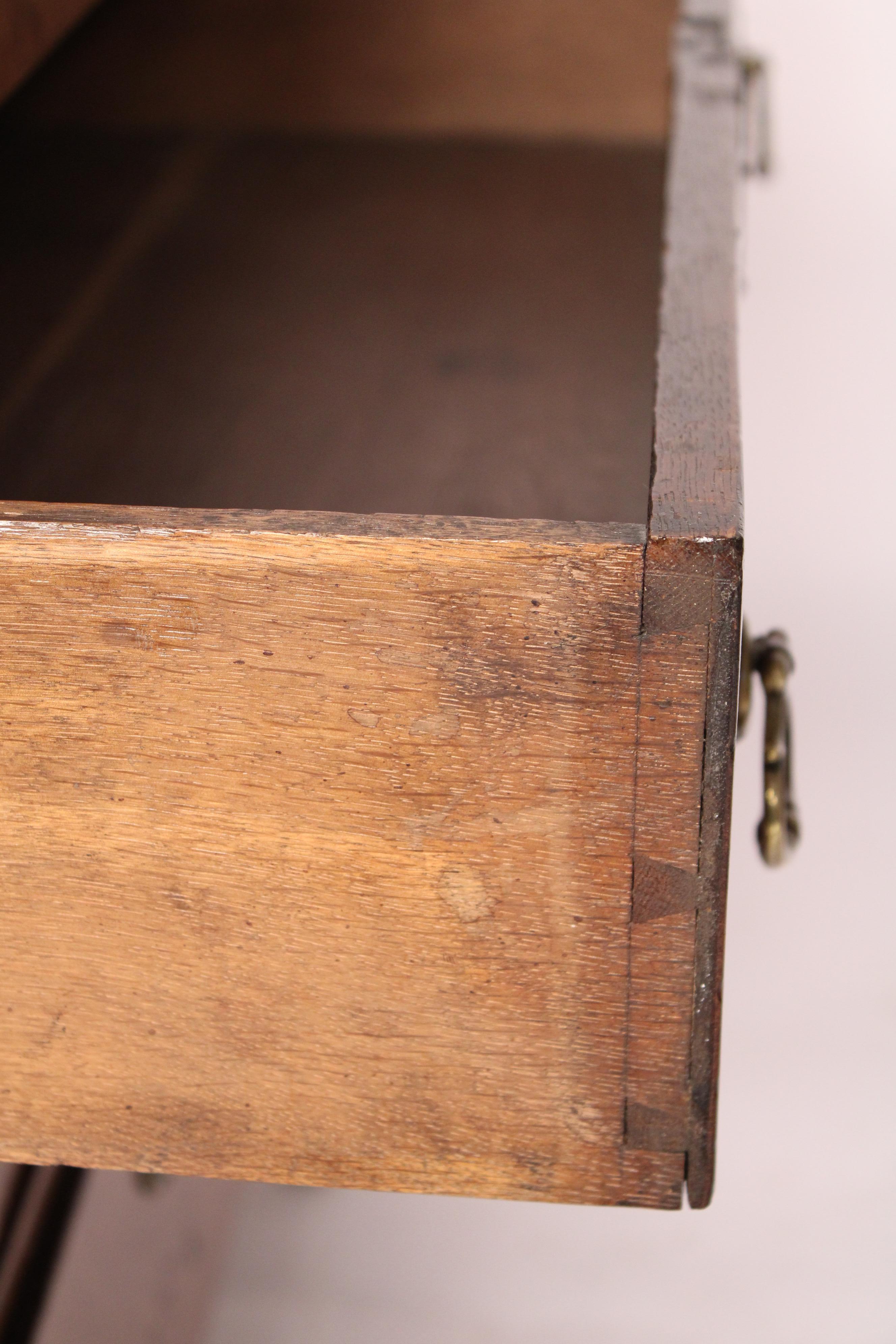 Antique Empire Oak and Burl Elm Chest of Drawers 6