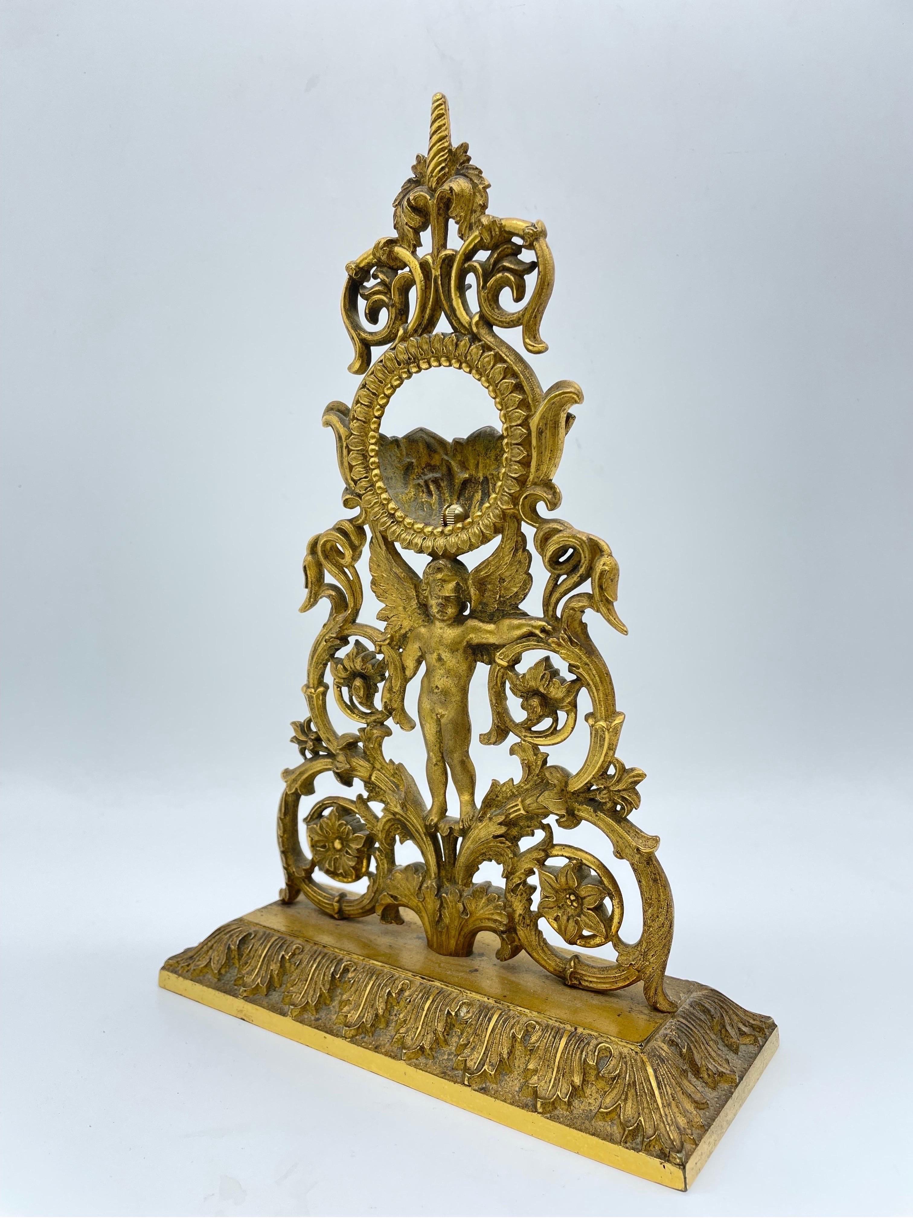 Gilt Antique Empire Porte Montre/pocket watch stand around 1800
