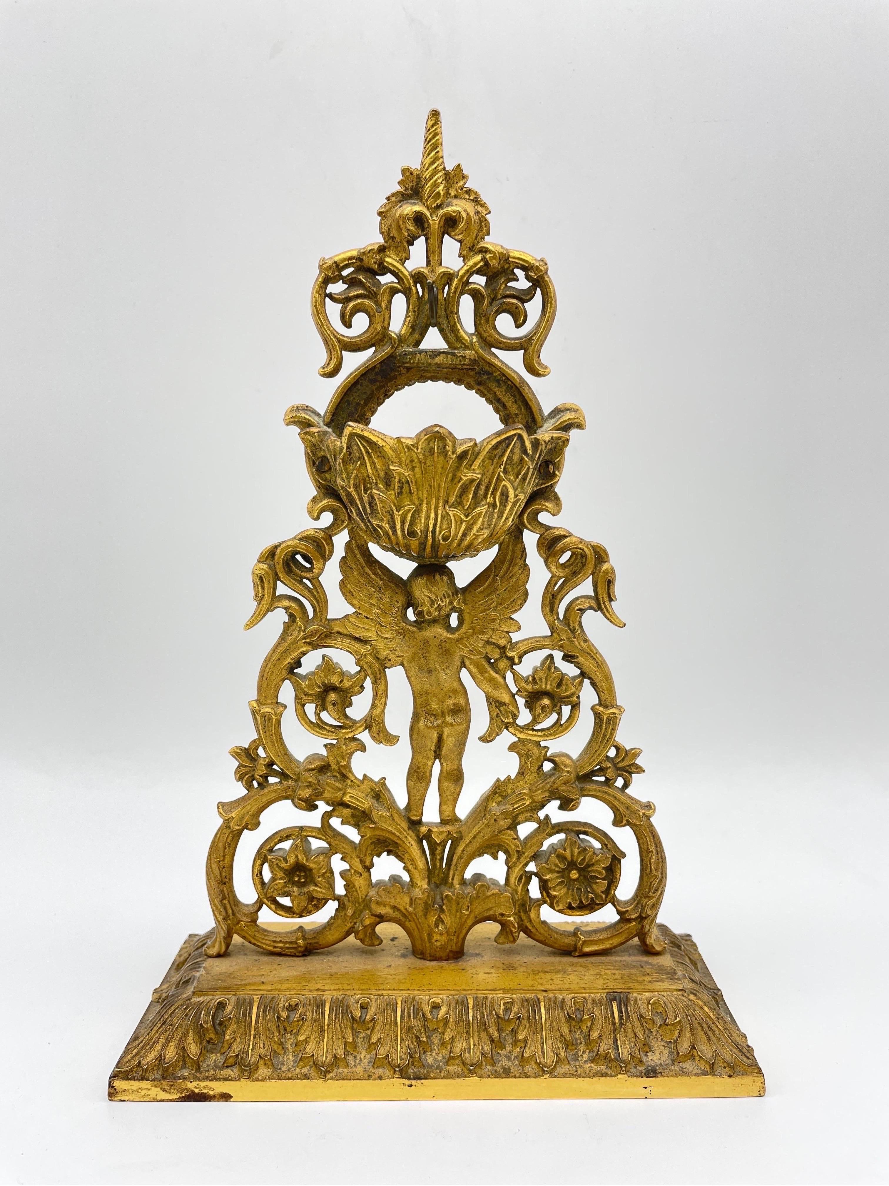 Antique Empire Porte Montre/pocket watch stand around 1800 In Good Condition In Berlin, DE