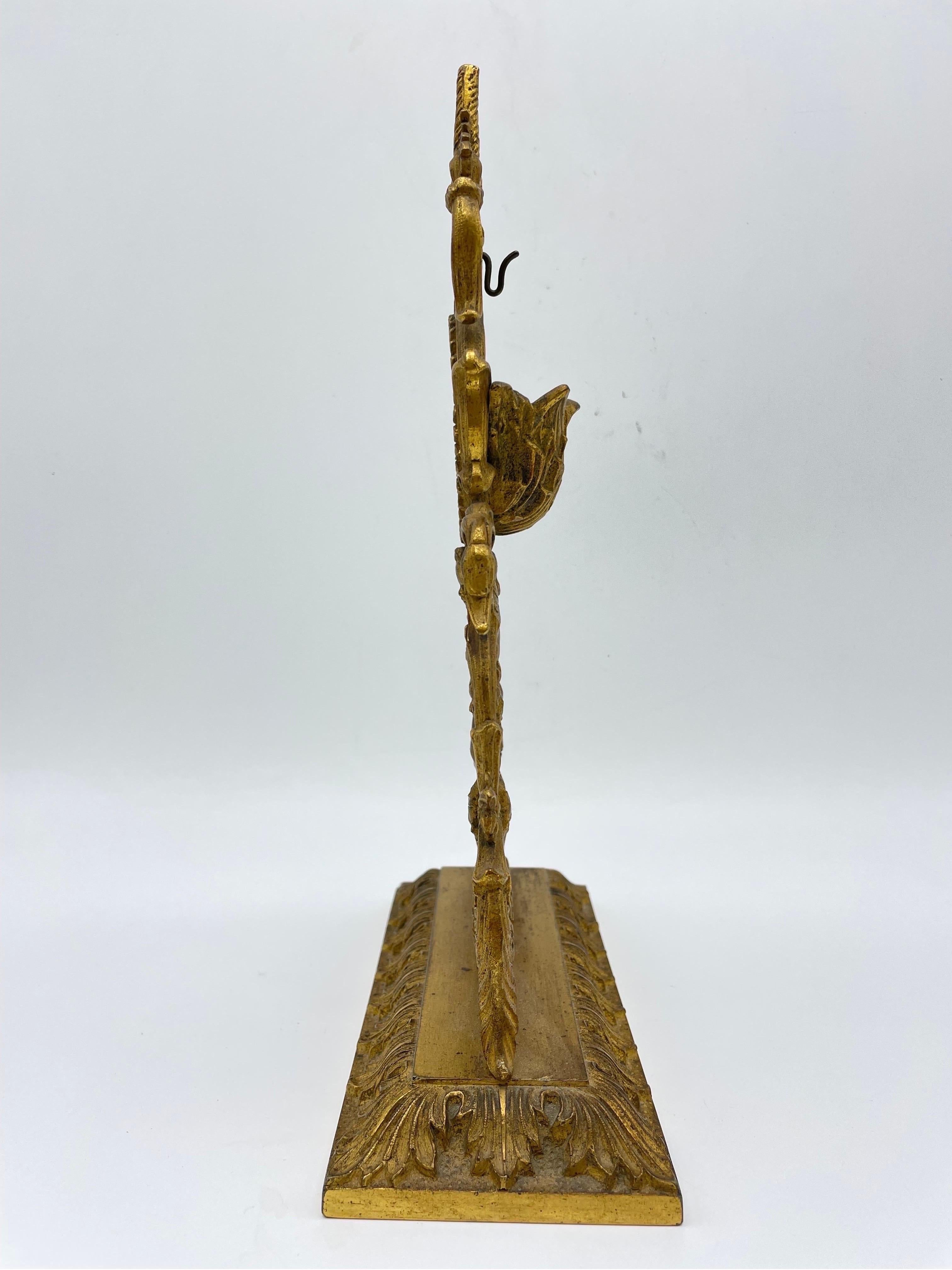 Bronze Antique Empire Porte Montre/pocket watch stand around 1800