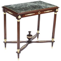 Table d'appoint de style néo-empire en ormolu:: 19ème siècle