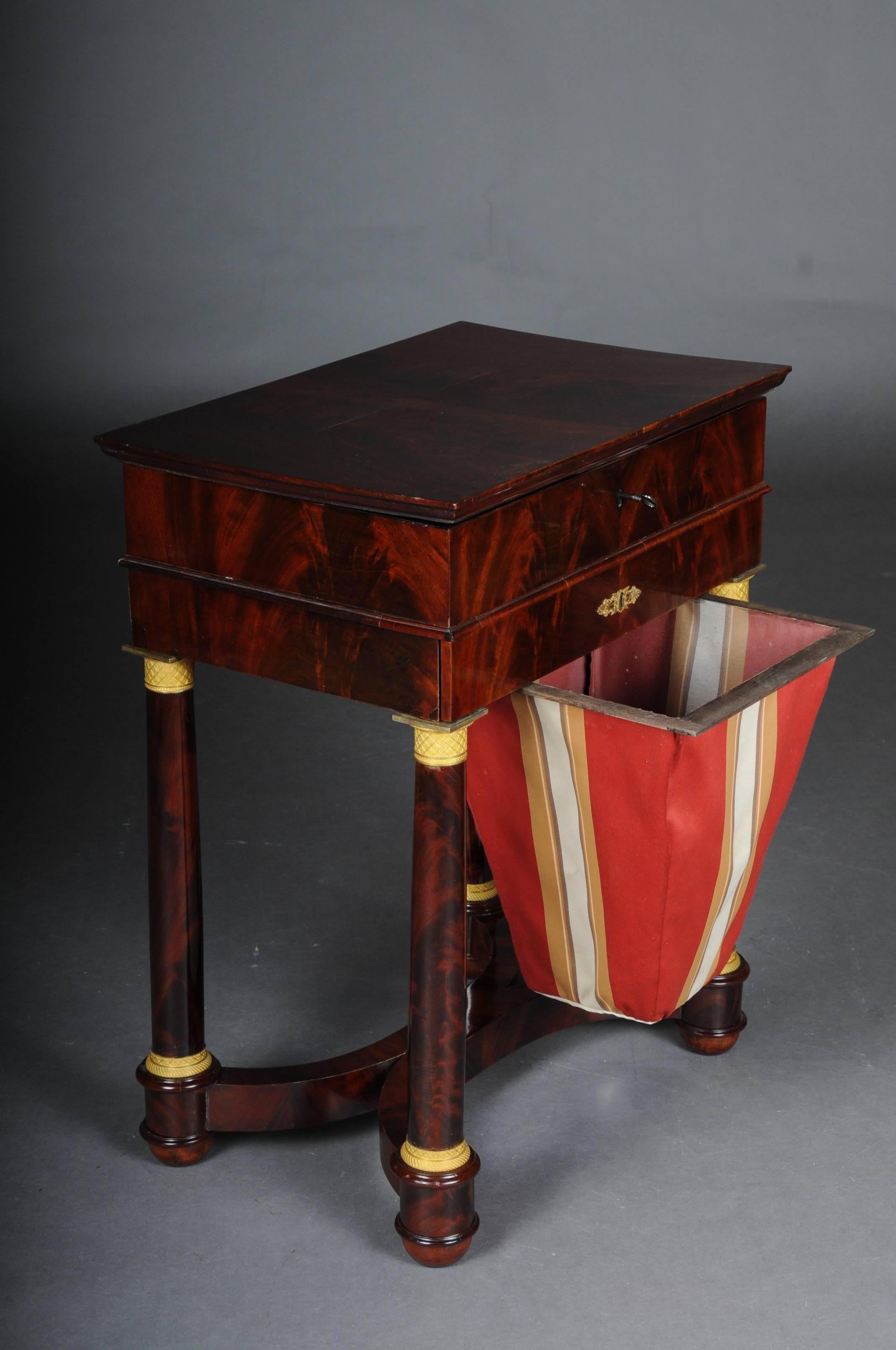 French Antique Empire Sewing Table, Paris, circa 1810 For Sale