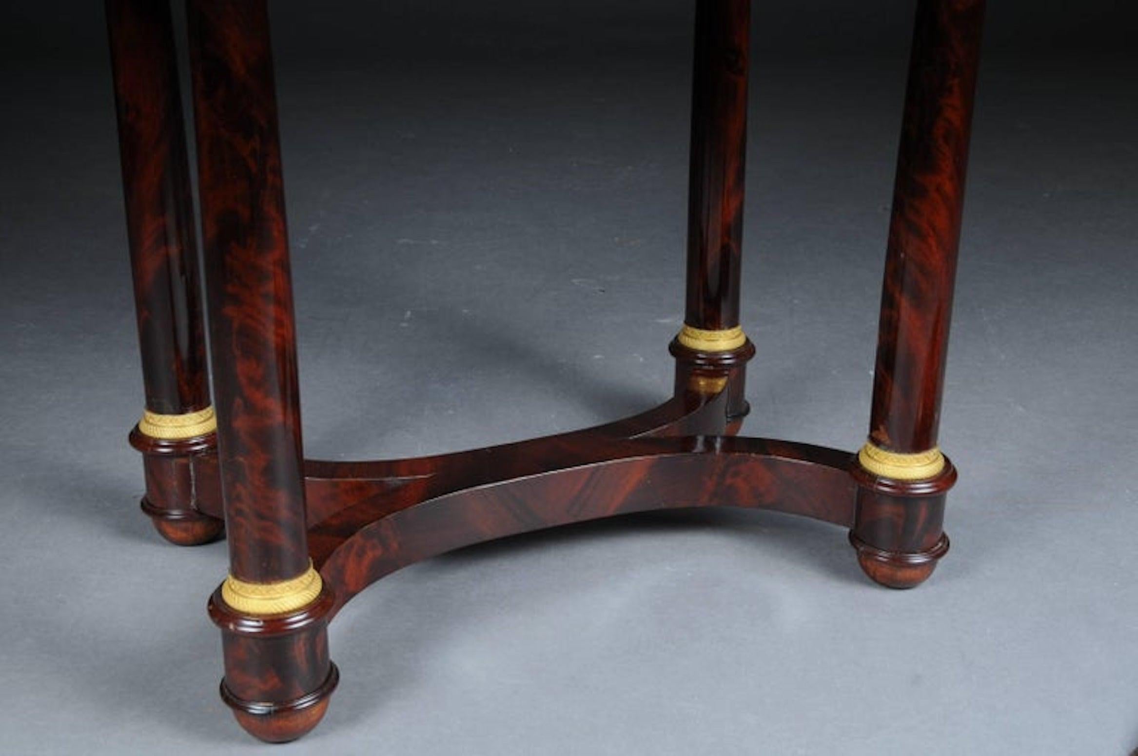 Antiker Empire-Nähtisch, Paris, um 1810 (Messing) im Angebot