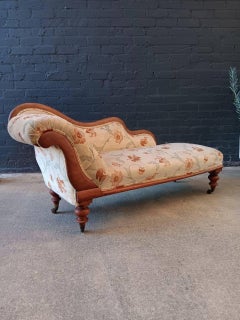 Antique Empire Style Chaise Lounge