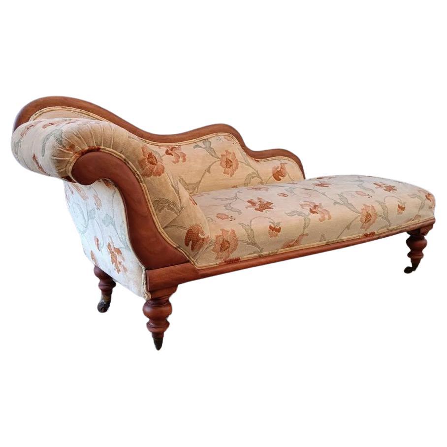 Antique Empire Style Chaise Lounge