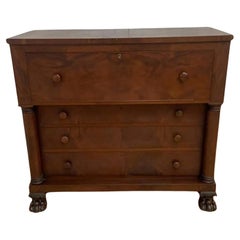 Antique Empire Style Chest of Drawers Cabinet Storage