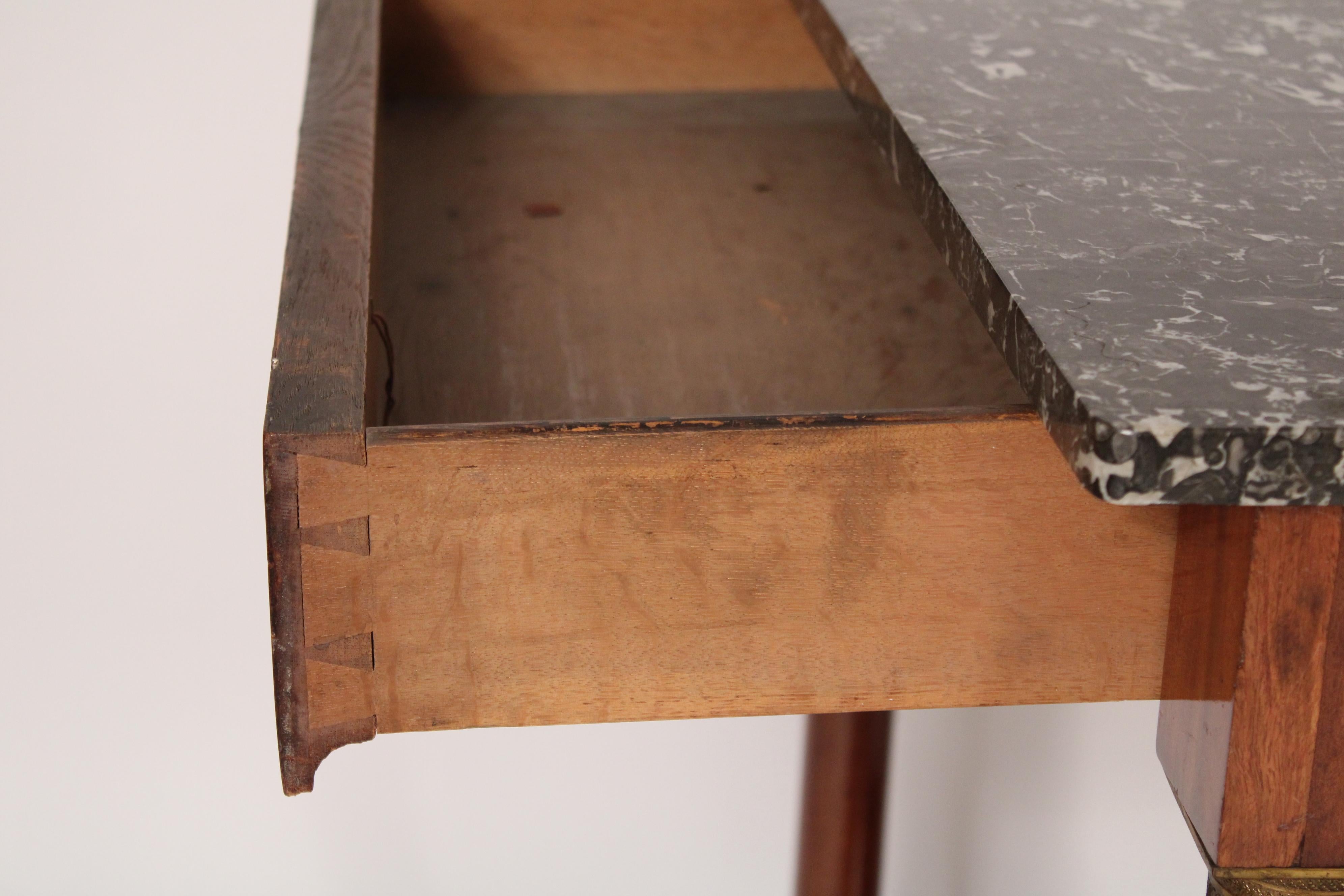 Antique Empire Style Console Table For Sale 6