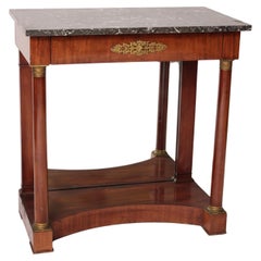 Antico tavolo da console in stile impero