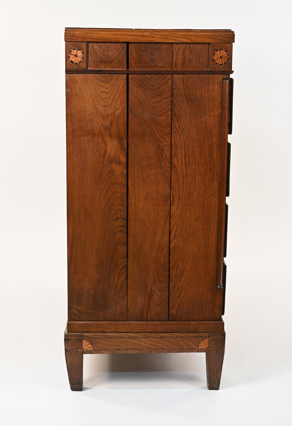 Antique Empire Style Elm Chest of Drawers, c. 1850 15