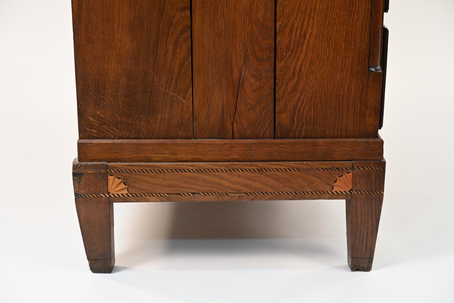 Antique Empire Style Elm Chest of Drawers, c. 1850 16