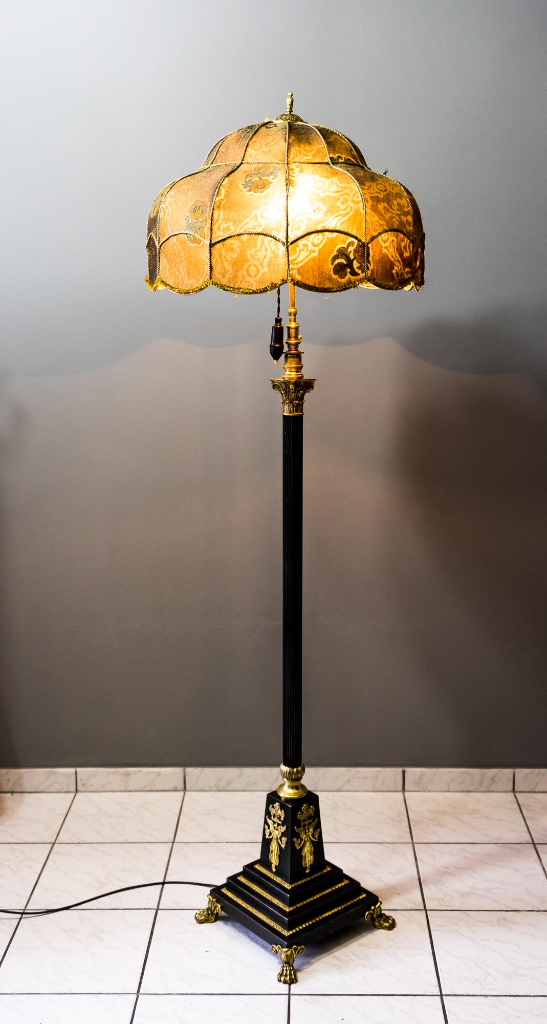 Antique Empire Style Floor Lamp, Vienna, circa 1890s 9