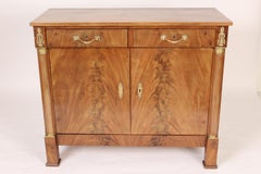 Antique Empire Style Mahogany Buffet