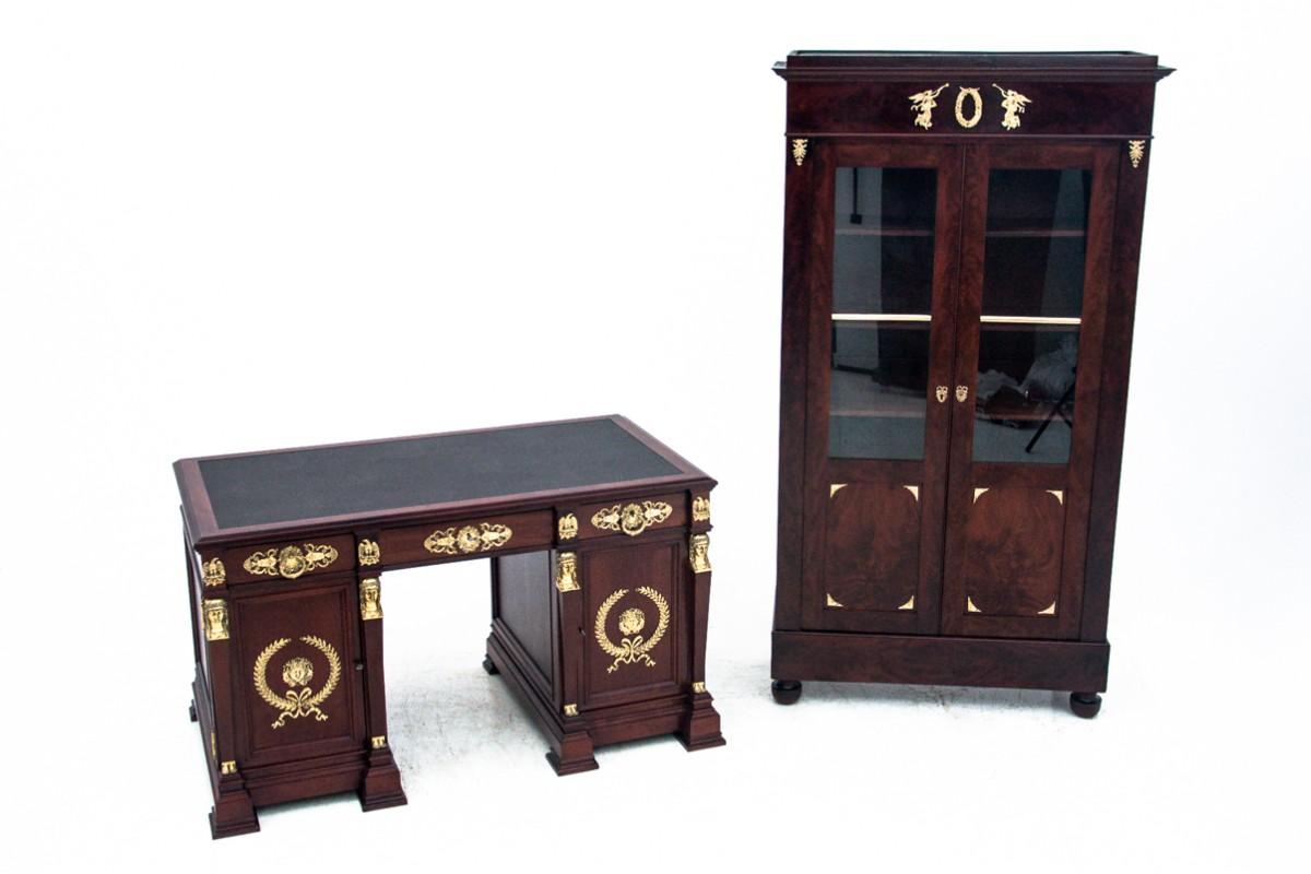 Antique Empire Style Office Room Set, France, 1820s 13