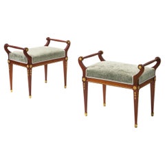 Antique Empire Style Ottomans