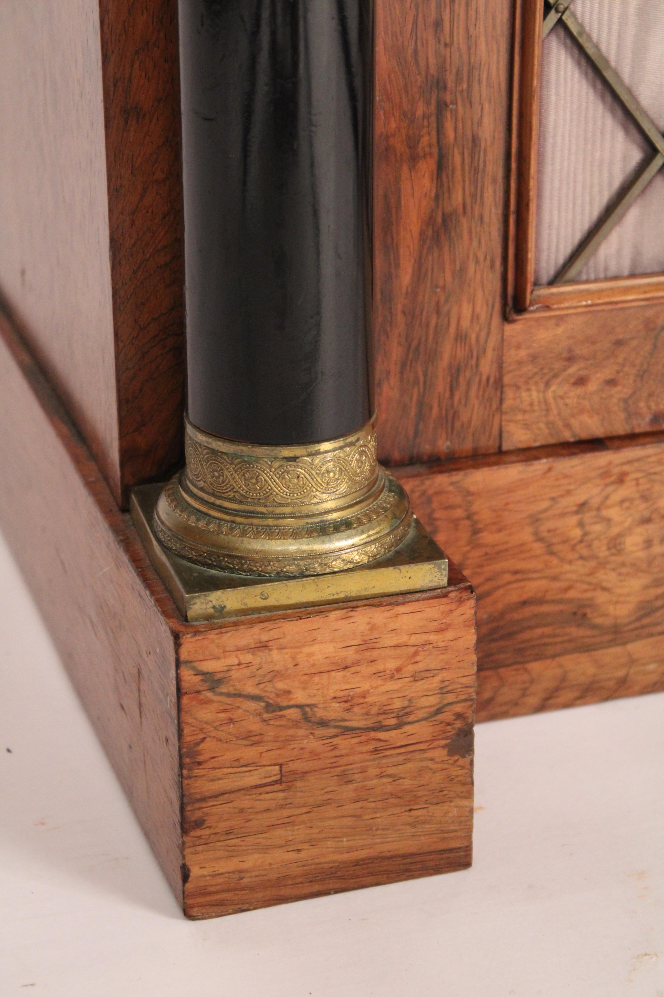 Antique Empire Style Rosewood Cabinet 3