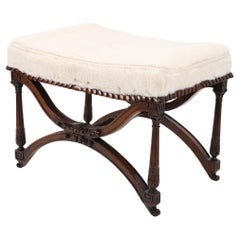 Antique Empire-Style Stool