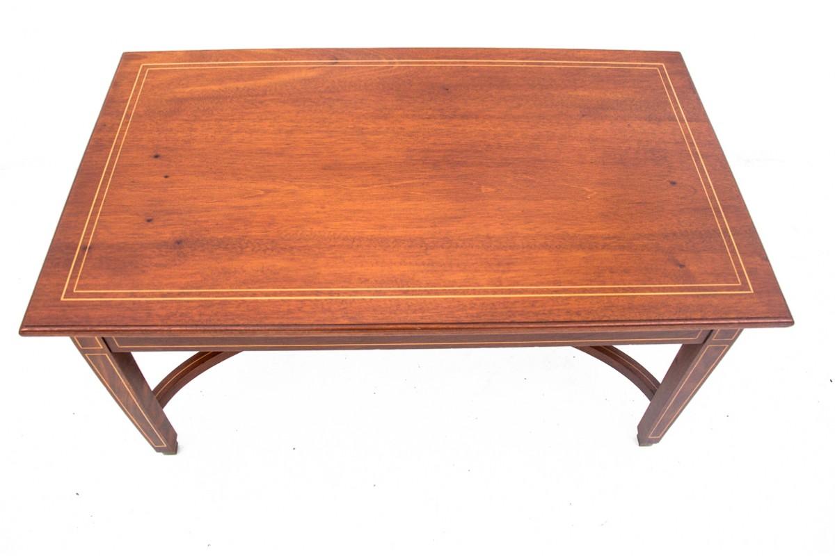 Antique Empire Table, Scandinavia, circa 1900s, Restored In Good Condition In Chorzów, PL