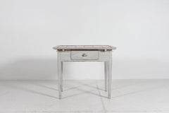 Antique Empire Tile Top Table with Dutch Tiles Denmark 19th Century