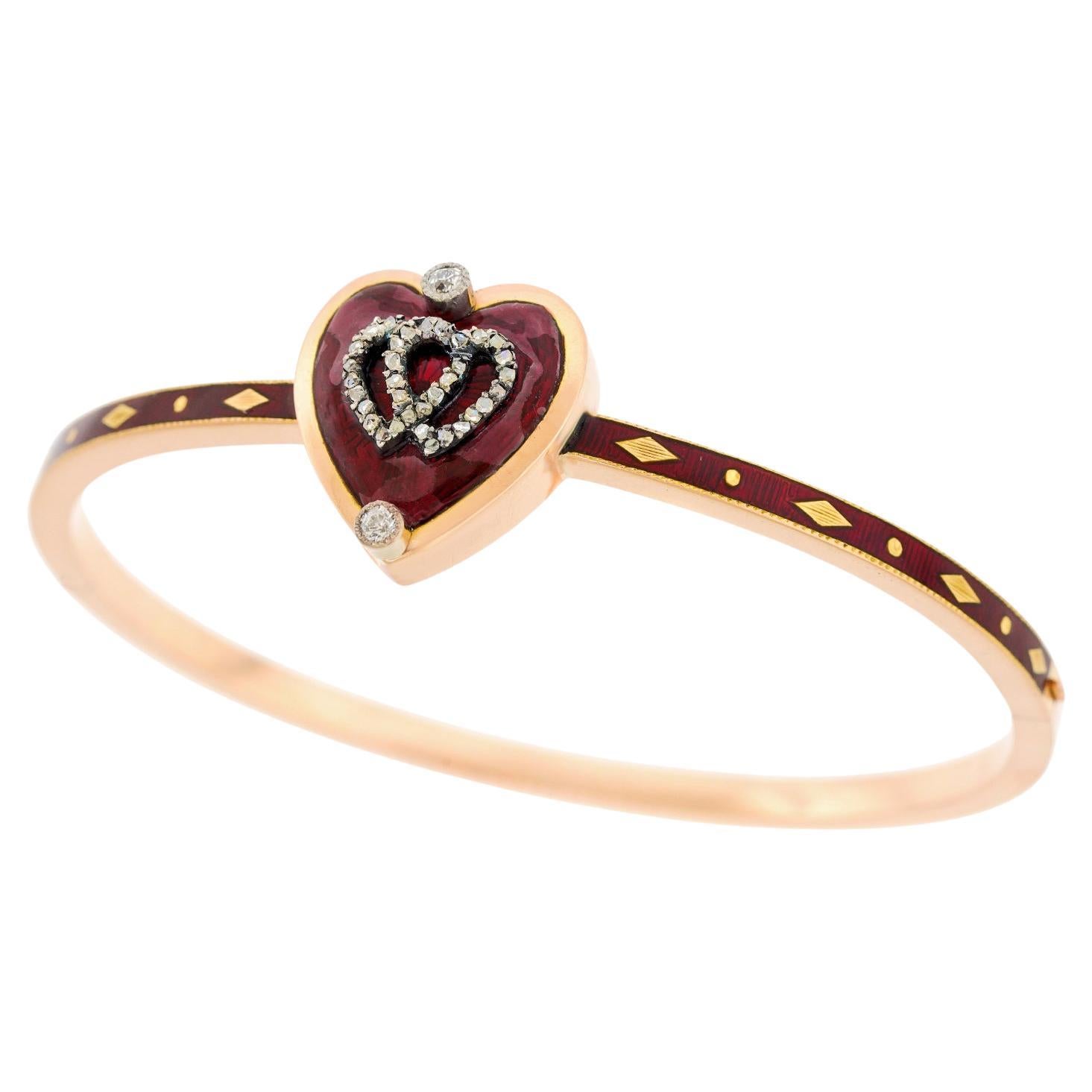 Antikes Emaille-Armband