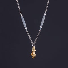 Antique Enamel Chain of Platinum