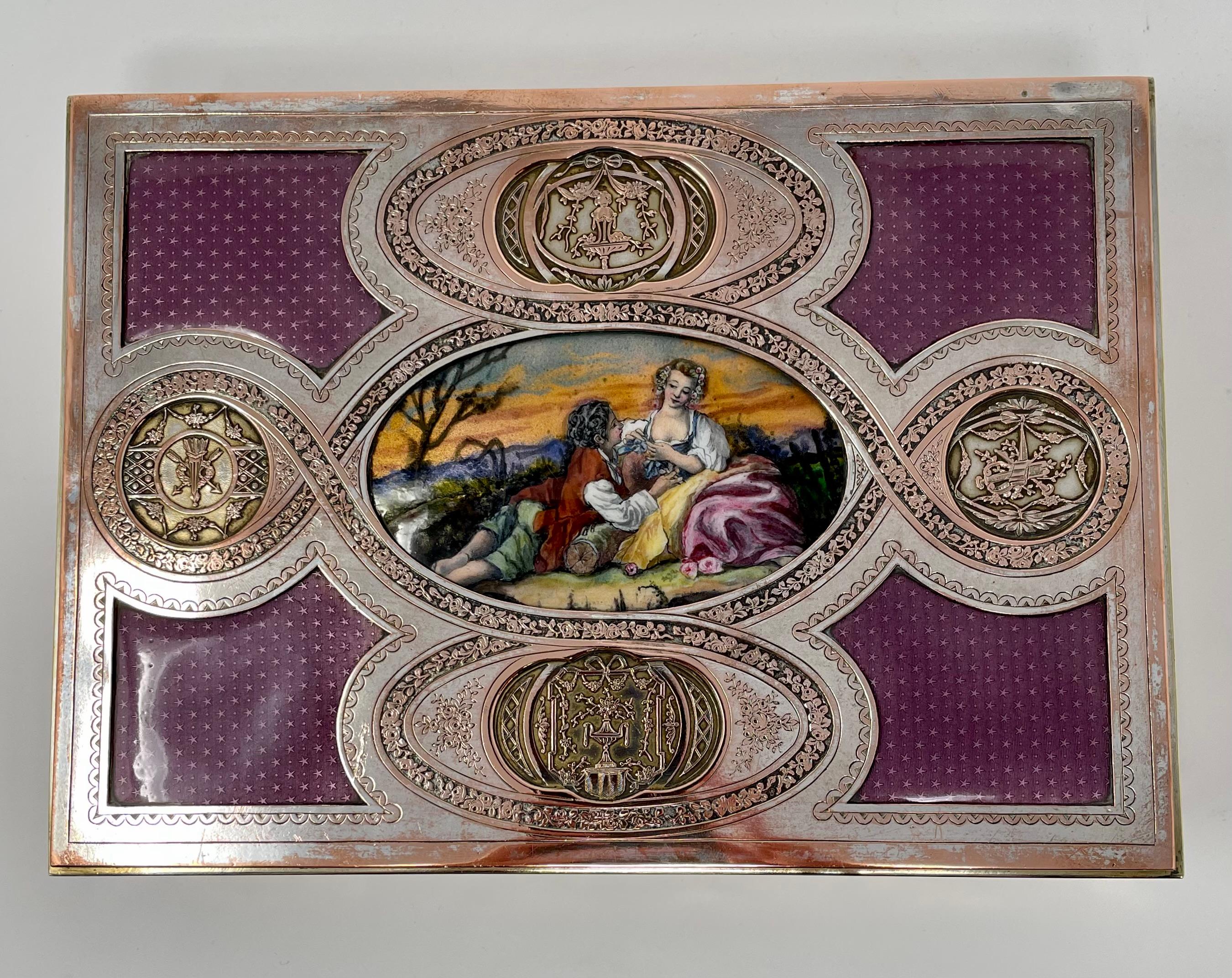 This is a lovely box, and made us think of the quality of Faberge products.