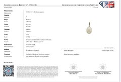 Antique Natural Nacreous Pearl Pendant