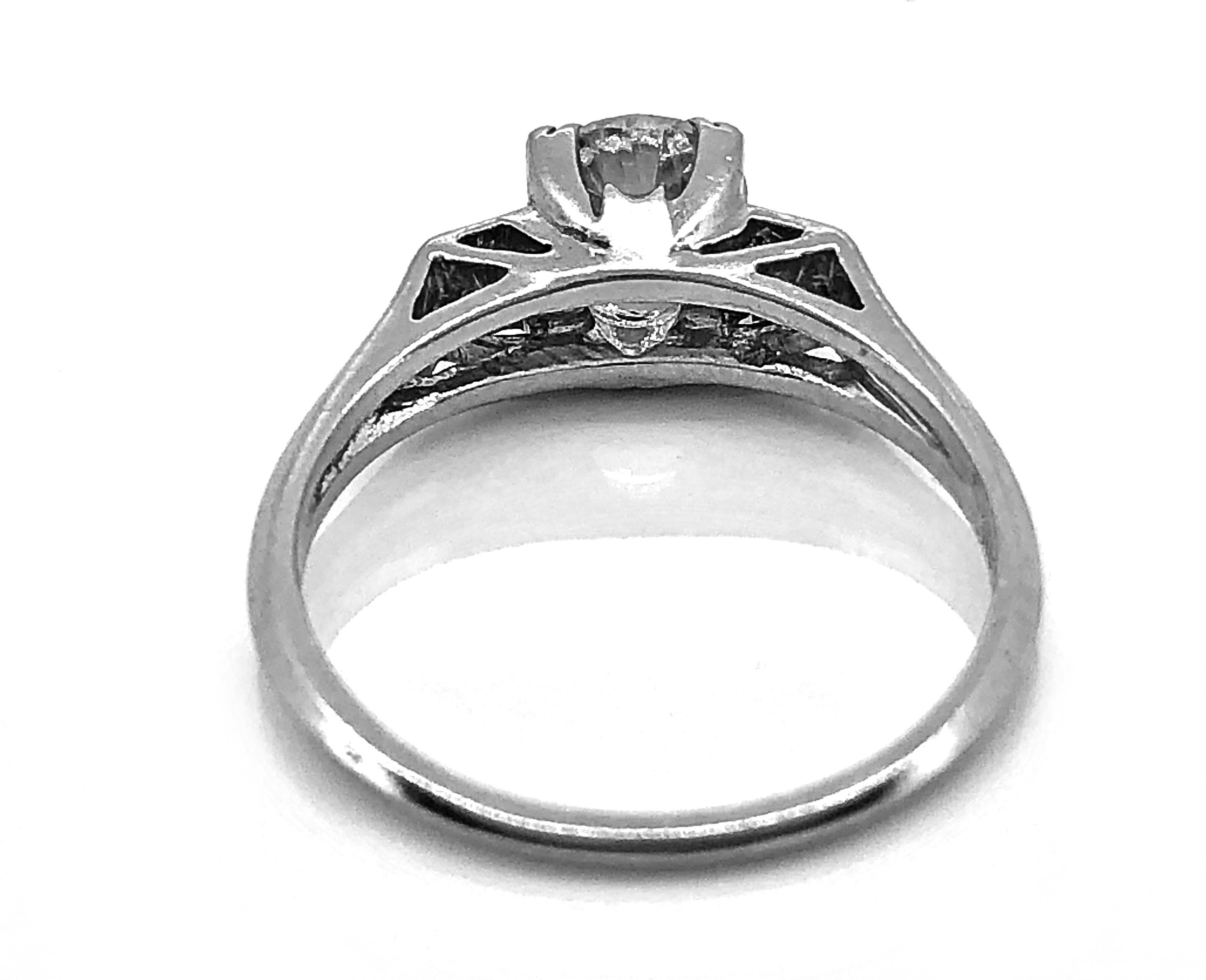 .75 carat diamond platinum ring