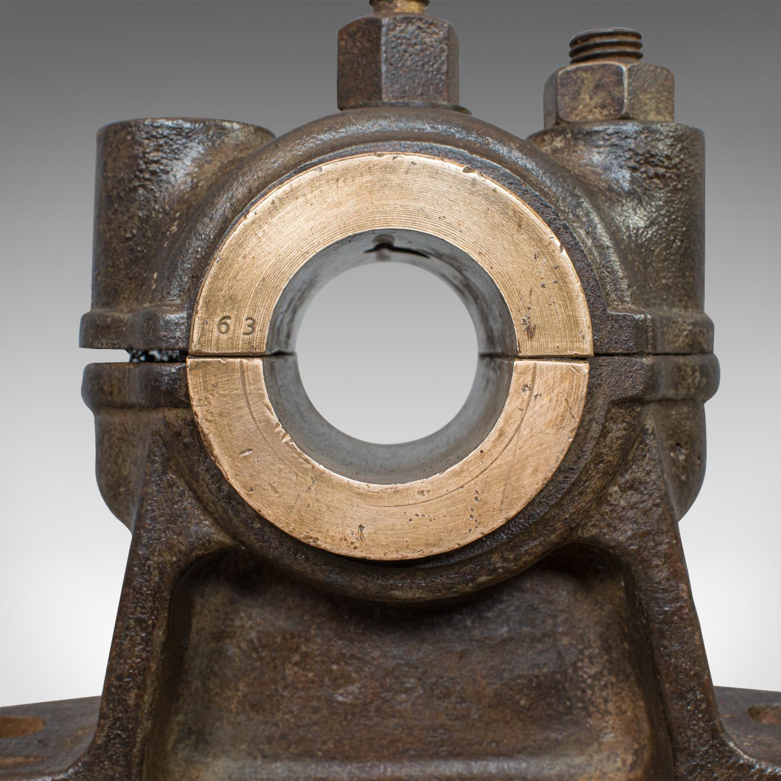 Antique Engine Bearing, English, Cast Iron, Bronze, Desk, Paperweight, Ornament For Sale 2