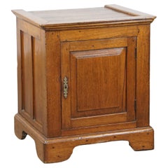 Antique English 1-door cabinet/side table from the mid/late 19th century