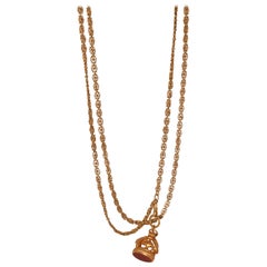 Antique English 18 Karat Watch Chain, C 1900