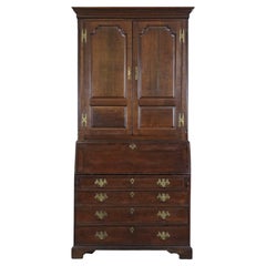 Antique English 18th-century desk/bookcase with a beautiful interior
