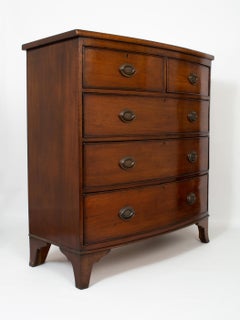 Antique English 19th Century George III Chest of Drawers, C.1800