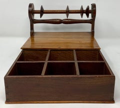 Antique English 18th Century Wool Holder and Thread Sewing Box