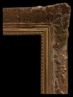 Cadre photo en bois doré du 18ème siècle, English School, 28x24 pouces