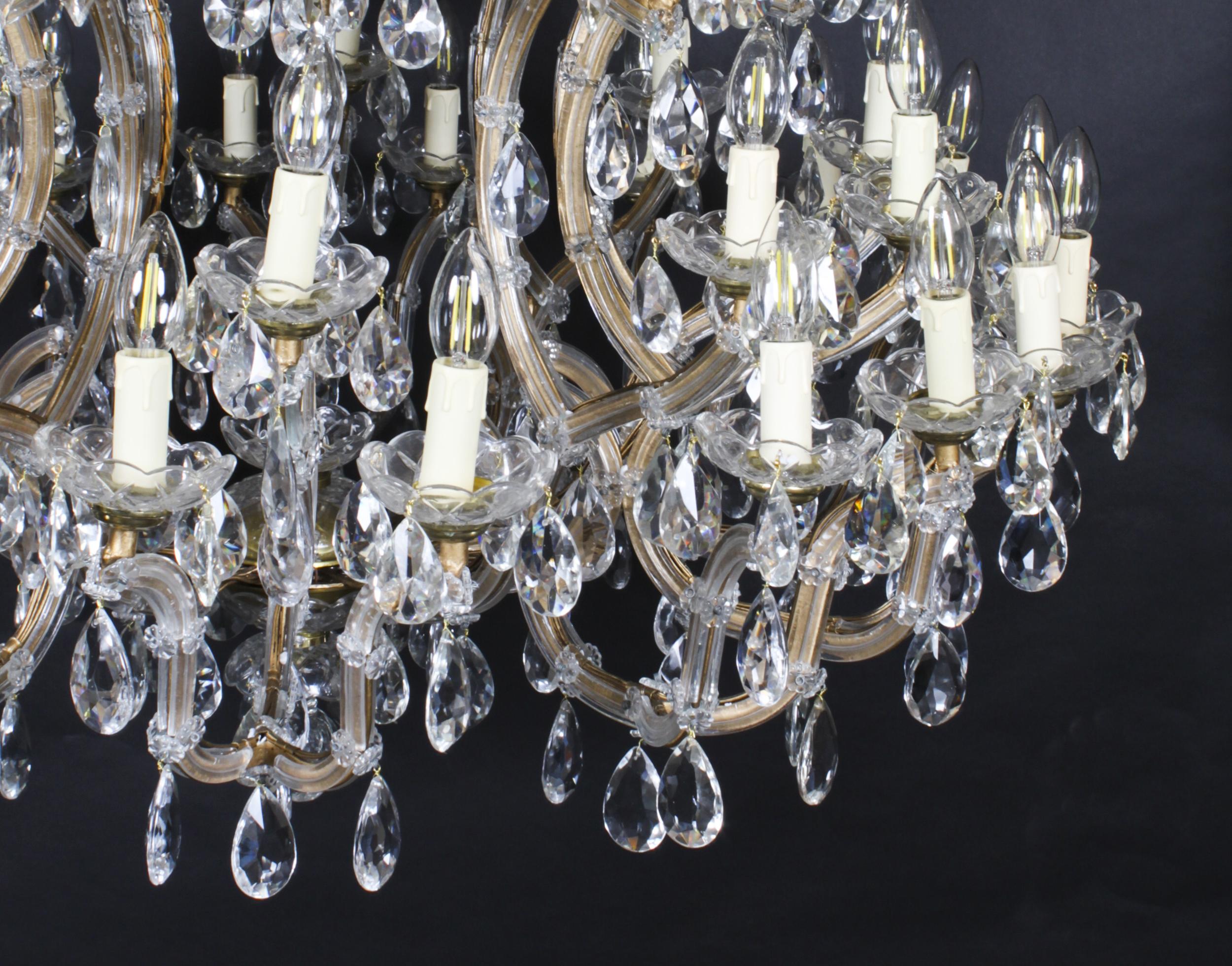 1920s crystal chandelier